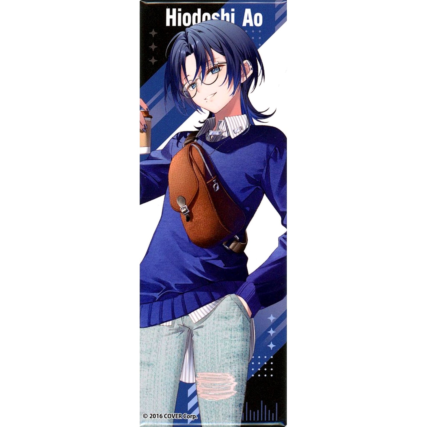 Hiodoshi Ao Rectangle Hololive DEV_IS ReGLOSS Button GiGO Limited [USED]