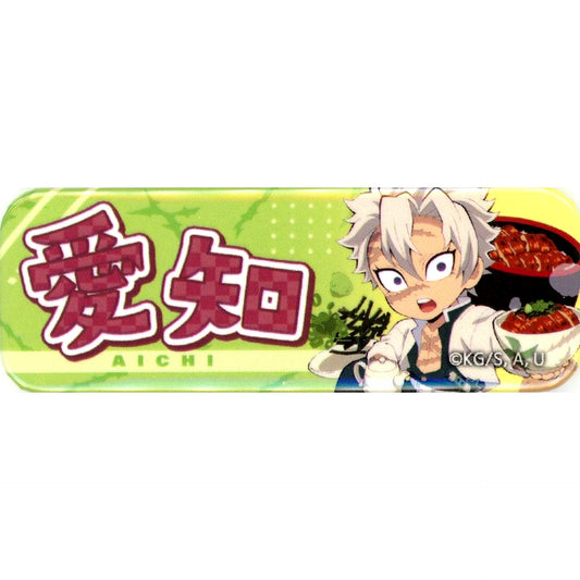 Sanemi Shinazugawa Demon Slayer: Kimetsu no Yaiba Zen-Shuchu Exhibition Swordsmith Village Arc Hashira Training Arc Local Illustration Aichi Random Button Aichi Venue Ltd [USED]