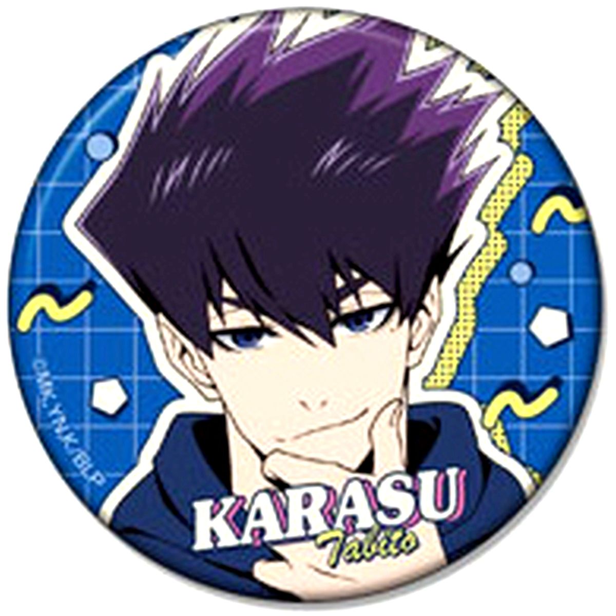 Tabito Karasu Blue Lock Vivid Color Button [USED]