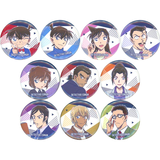 Set of 10 Detective Conan Trading Button [USED]