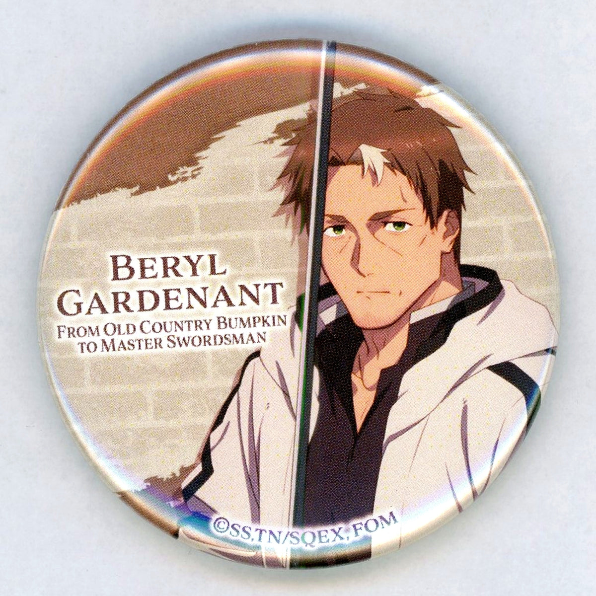 Beryl Gardenant From Old Country Bumpkin to Master Swordsman Chara Badge Collection [USED]