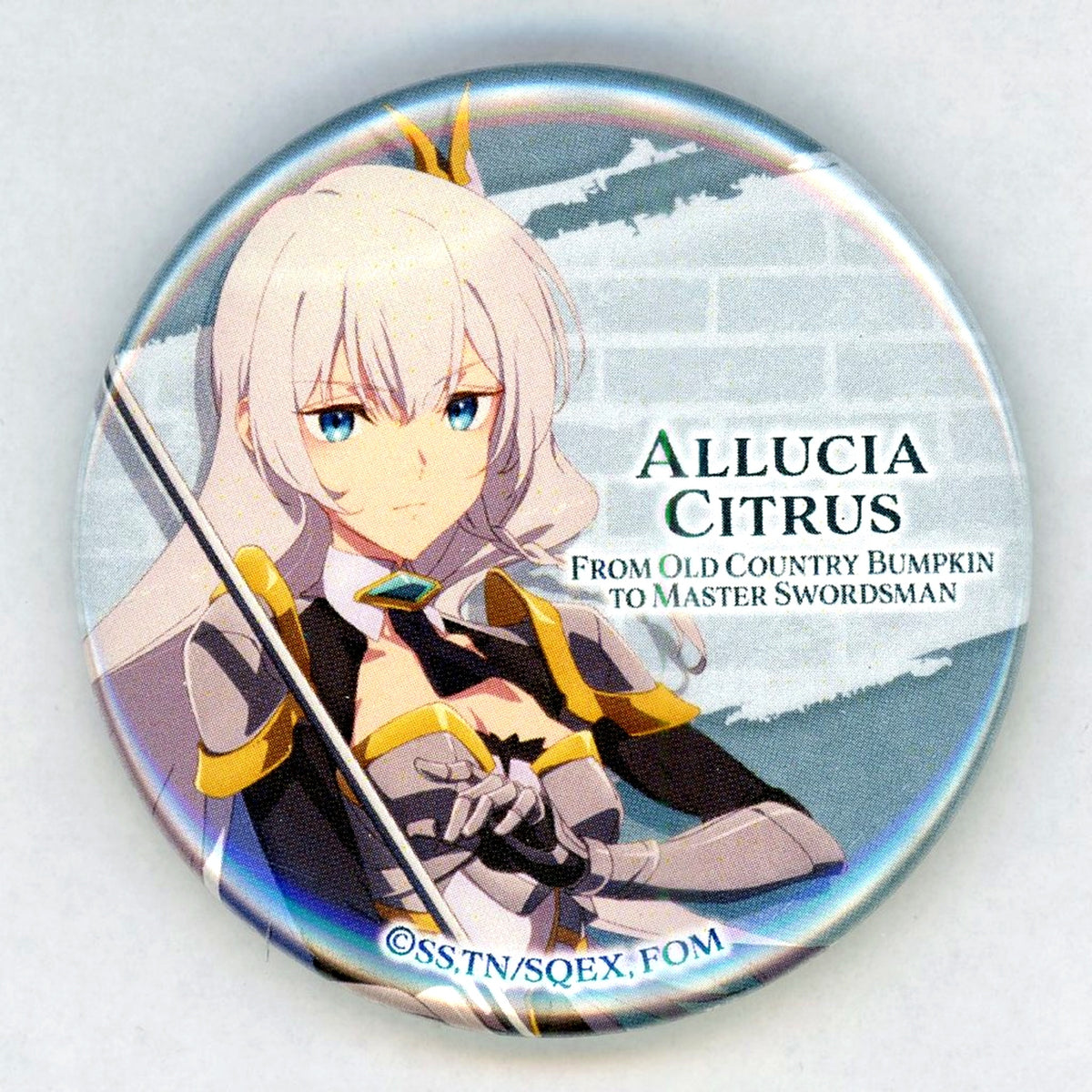 Allucia Citrus From Old Country Bumpkin to Master Swordsman Chara Badge Collection [USED]