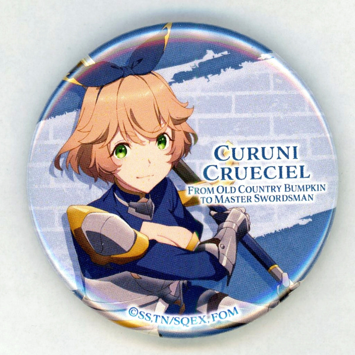Kuruni Cruciel From Old Country Bumpkin to Master Swordsman Chara Badge Collection [USED]