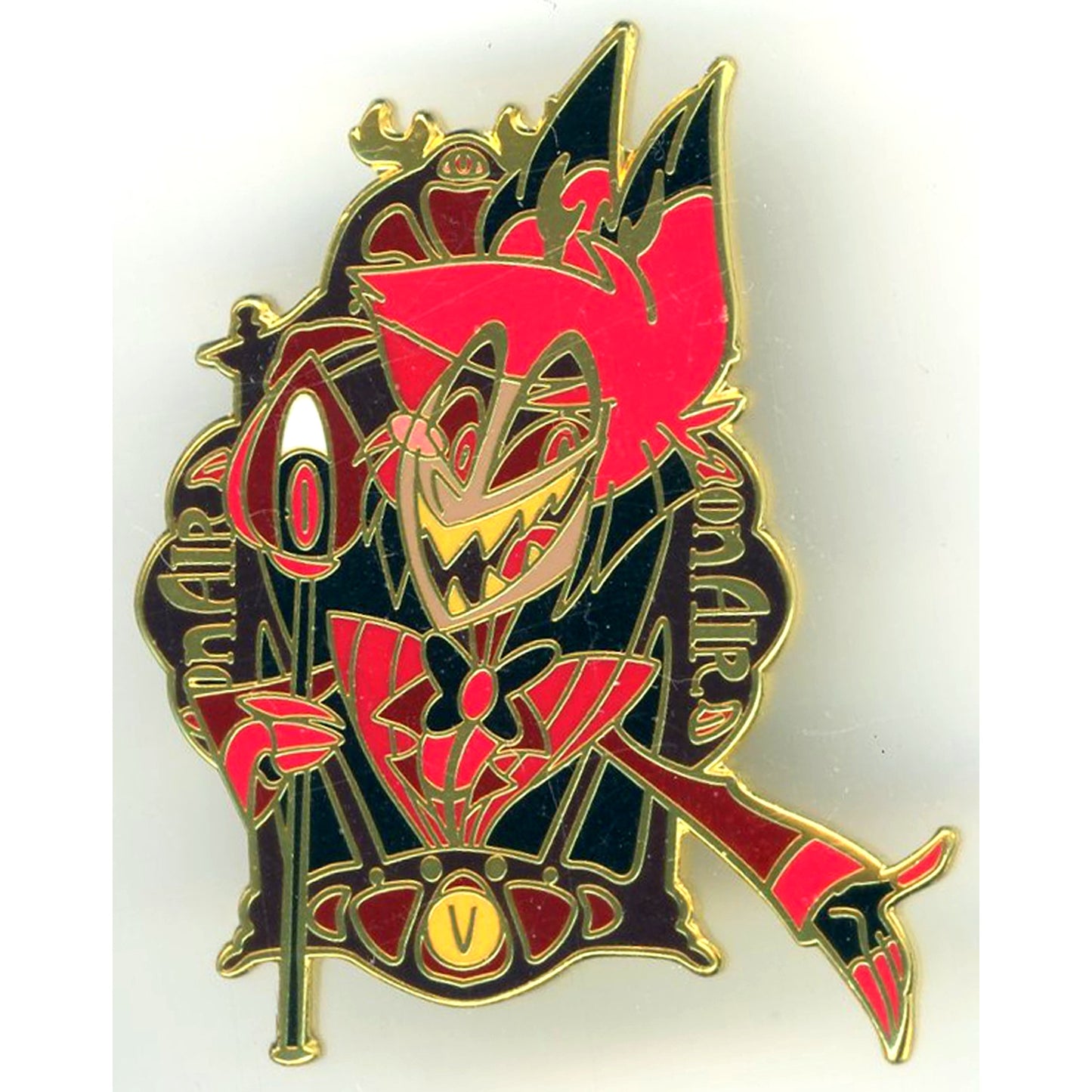 Alastor Hazbin Hotel Pin [USED]