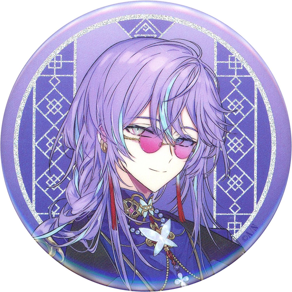 Hoshirube Sho Full Body Virtual YouTuber Nijisanji Dytica 2nd Anniversary Random Glitter Button [USED]