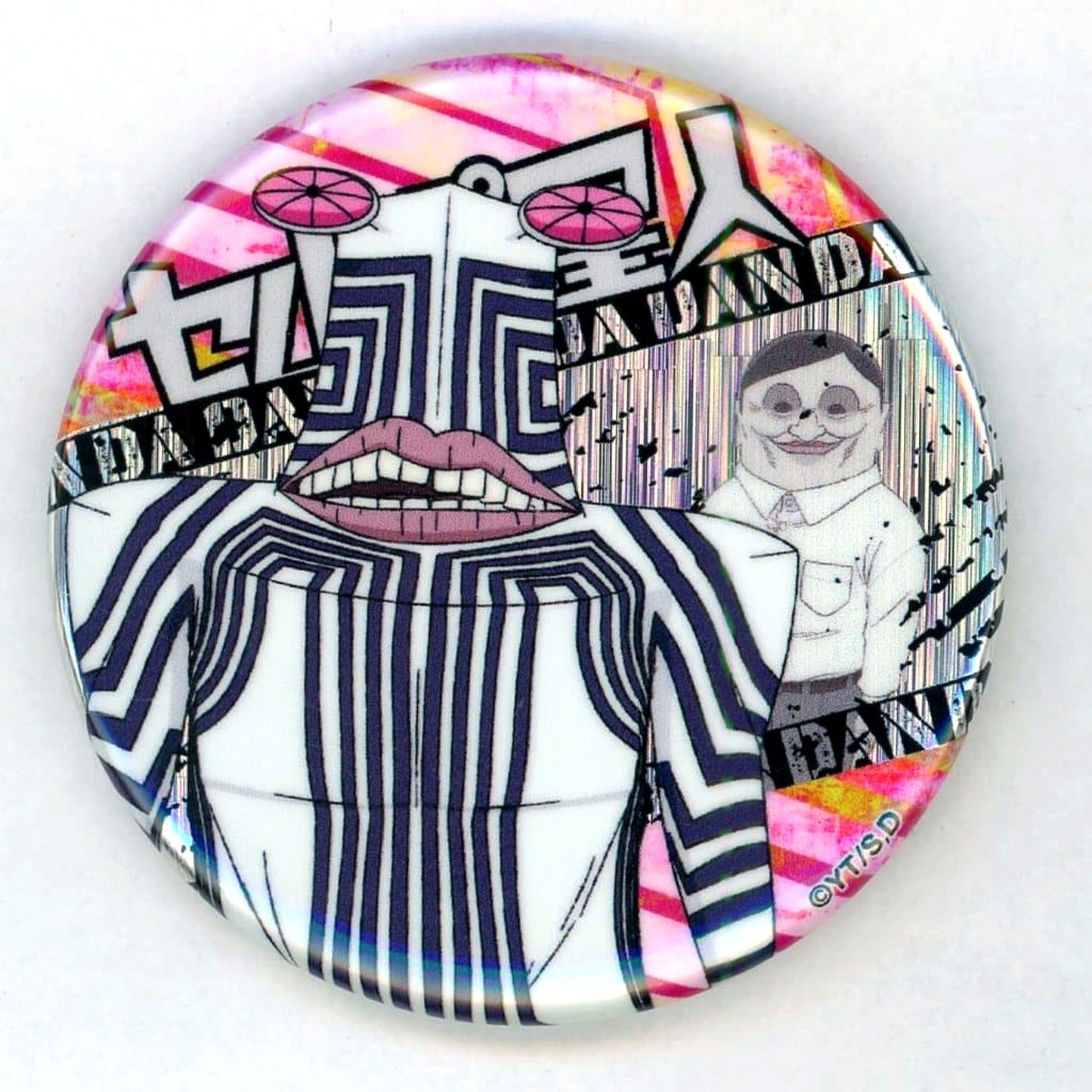 Dandadan Serpo Alien Hologram Button [USED]