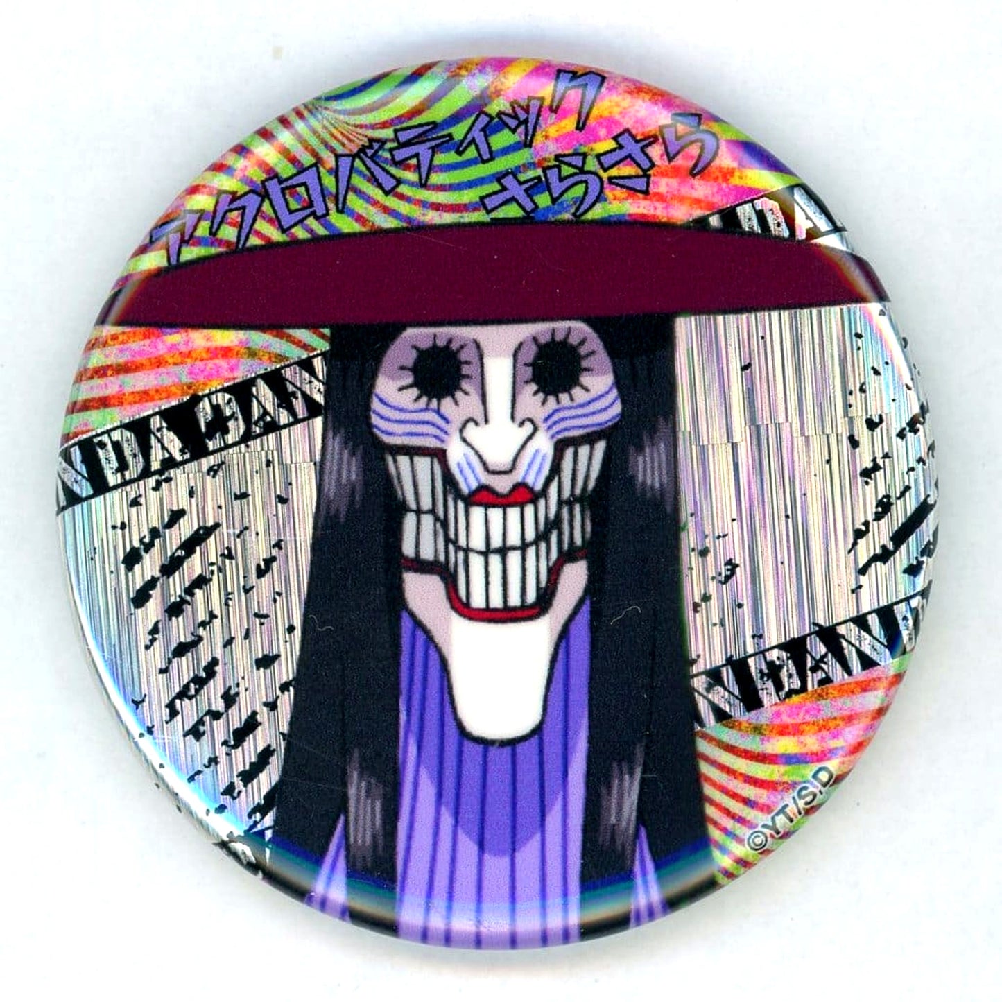 Dandadan Acrobatic Silky Hologram Button [USED]