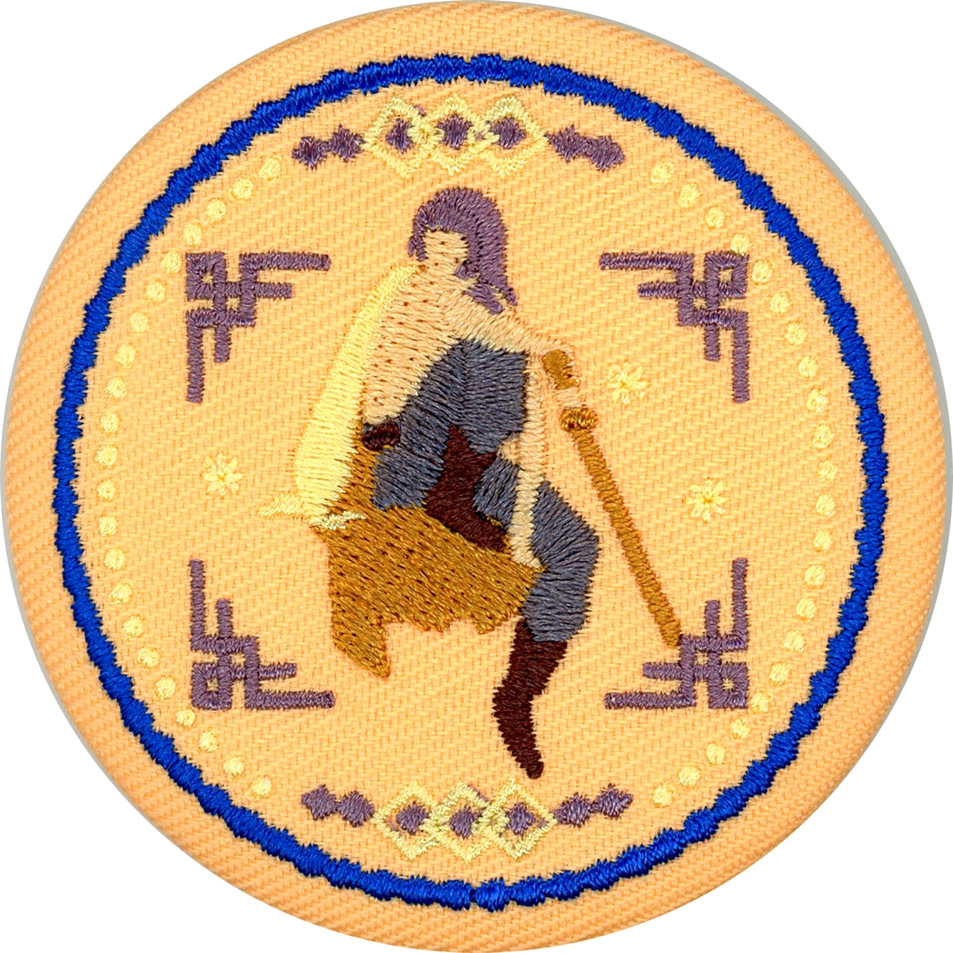 Jinshi Yellow The Apothecary Diaries Random Embroidery Button Exhibition [USED]