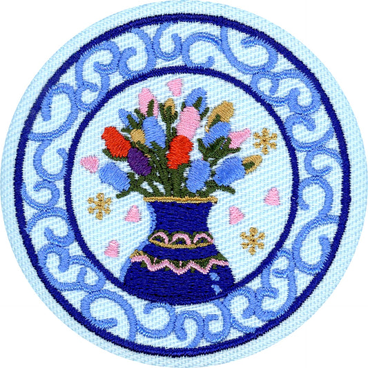 Vase The Apothecary Diaries Random Embroidery Button Exhibition [USED]