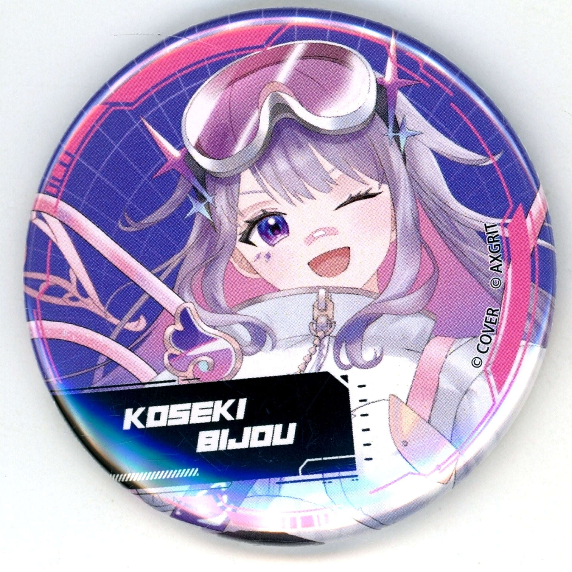 Koseki Bijou Hololive English Advent Trading Normal Proportions Button POP UP SHOP in SHIBUYA TSUTAYA AXGRIT [USED]