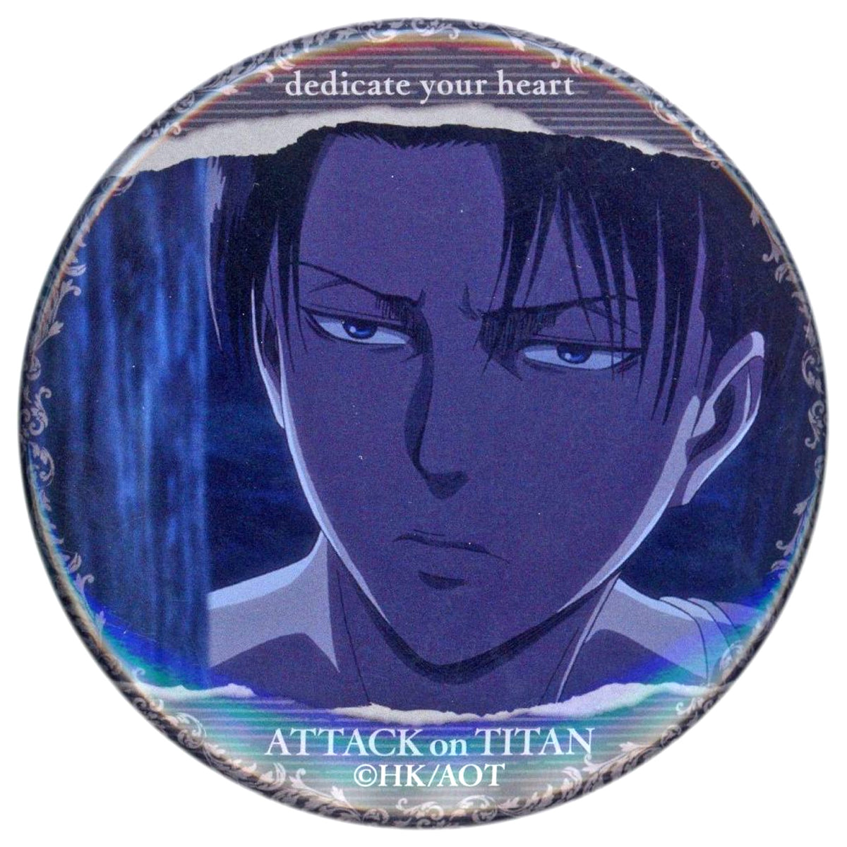 Levi Ackerman A Attack on Titan Fair Survey Corps Branch Store Character Button Collection [USED]