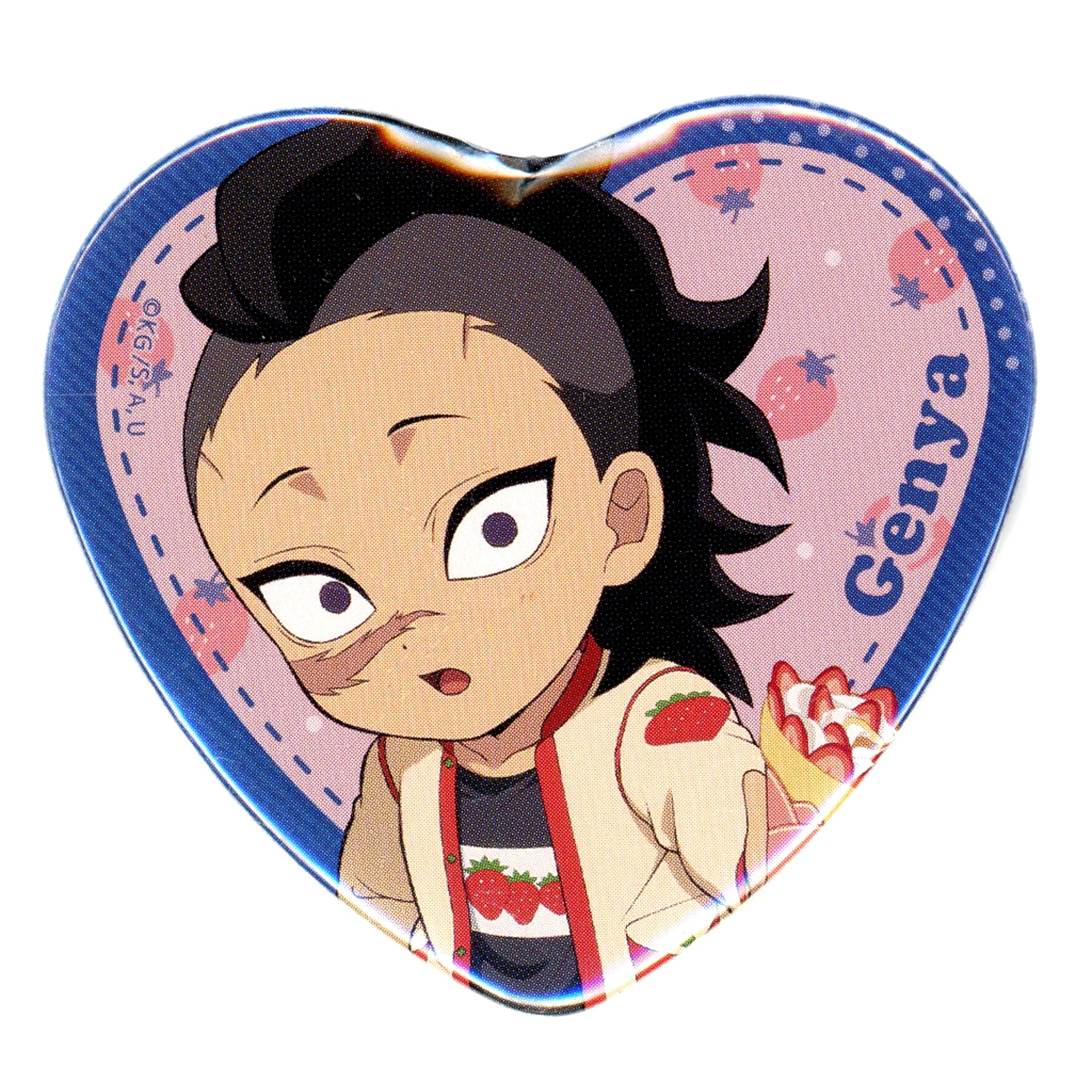 Genya Shinazugawa Demon Slayer Kimetsu no Yaiba Strawberry Festival 2025 Random Heart Button A [USED]