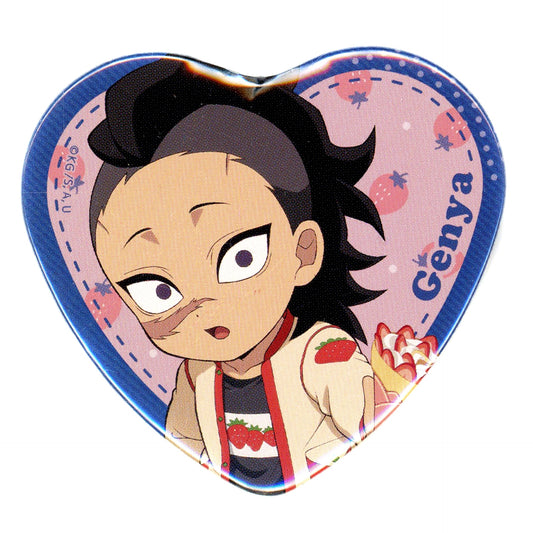 Genya Shinazugawa Demon Slayer Kimetsu no Yaiba Strawberry Festival 2025 Random Heart Button A [USED]