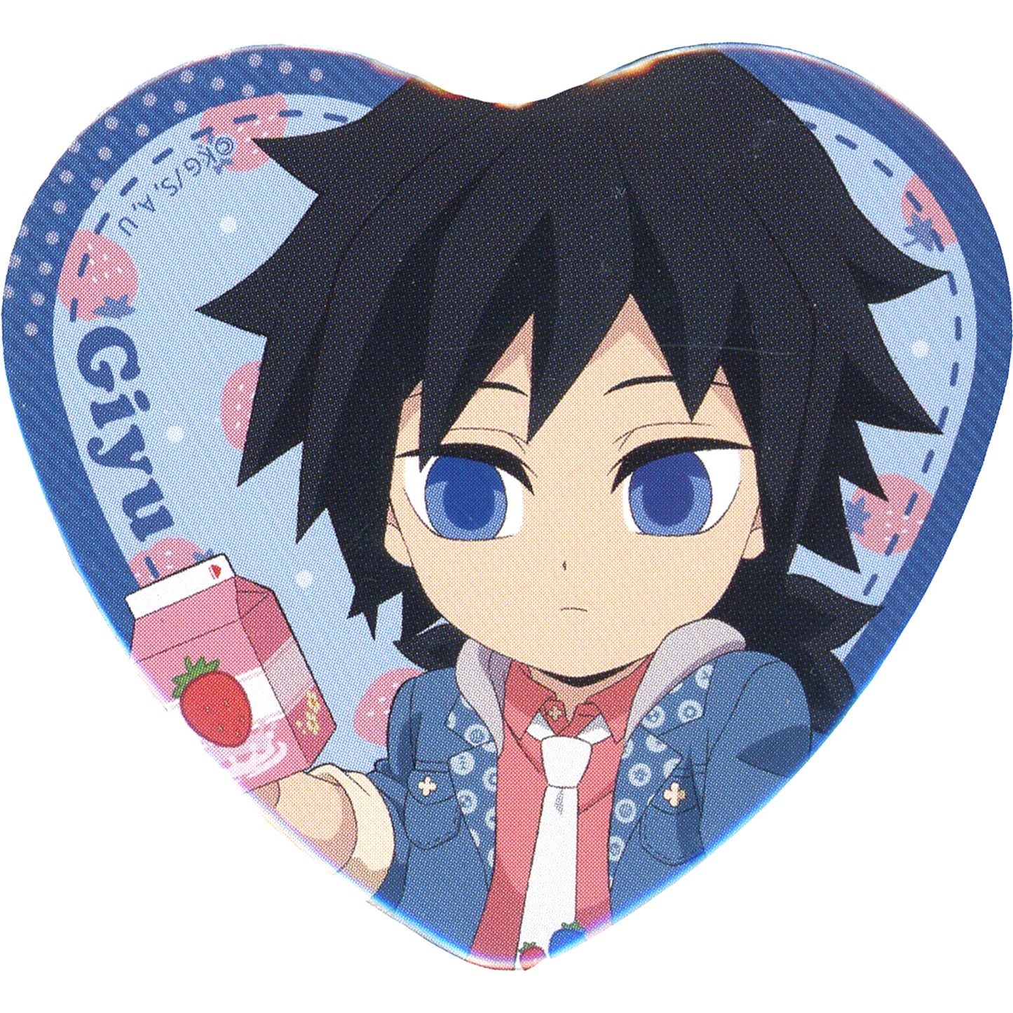 Giyu Tomioka Demon Slayer Strawberry Festival 2025 Random Heart Button A [USED]