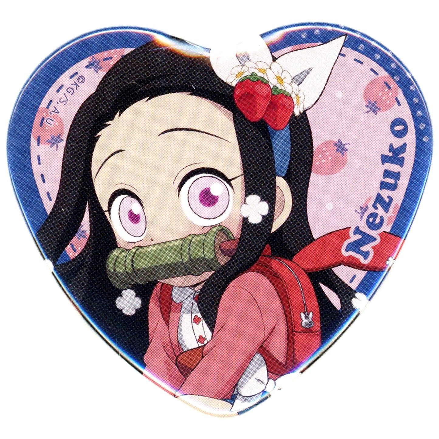 Nezuko Kamado Demon Slayer: Kimetsu no Yaiba Strawberry Festival 2025 Random Heart Button B [USED]