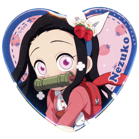 Nezuko Kamado Demon Slayer: Kimetsu no Yaiba Strawberry Festival 2025 Random Heart Button B [USED]
