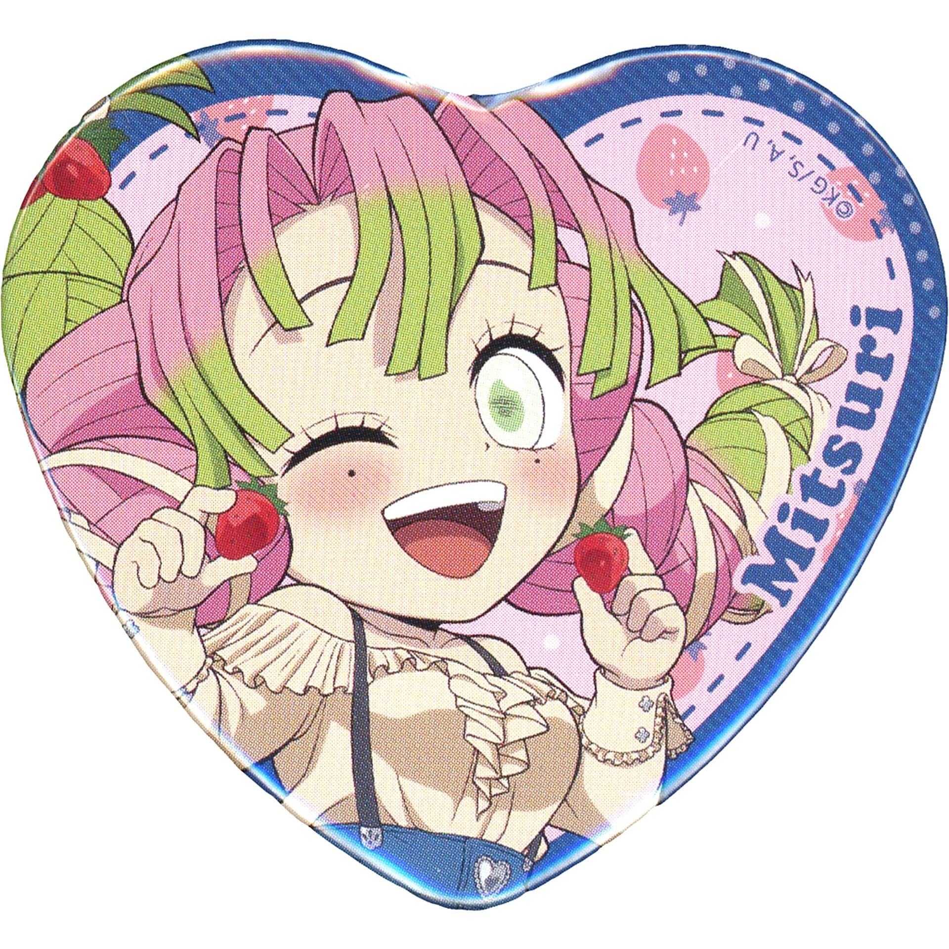 Mitsuri Kanroji Demon Slayer: Kimetsu no Yaiba Strawberry Festival 2025 Random Heart Button B [USED]