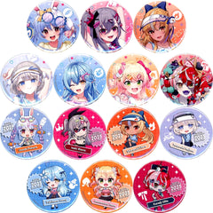 Set of 14 Virtual YouTuber Hololive SUPER EXPO 2025 After Party bonus stage Trading Button Vol.1 [USED]