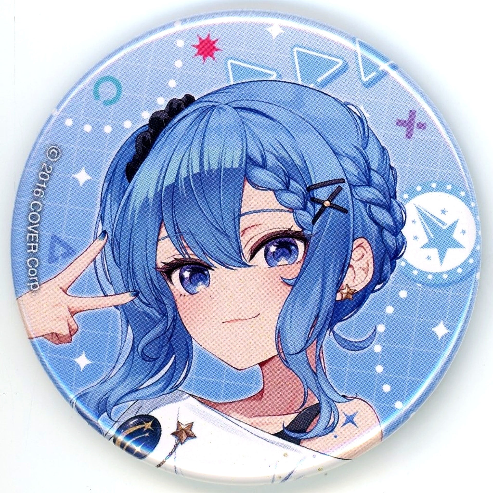 Hoshimachi Suisei Hololive Normal Proportions Illustration Trading Button Vol.2 hololive SUPER EXPO 2025 After Party bonus stage [USED]