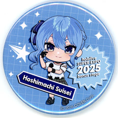 Hoshimachi Suisei Hololive Deformed Illustration Trading Button Vol.2 hololive SUPER EXPO 2025 After Party bonus stage [USED]