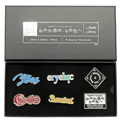 Set of 6 Logo BanG Dream! Special Pins MyGO!!!!! x Ave Mujica Joint Live Beyond the Crossroads 2DAYS Full Ticket with Goods Bonus [USED]