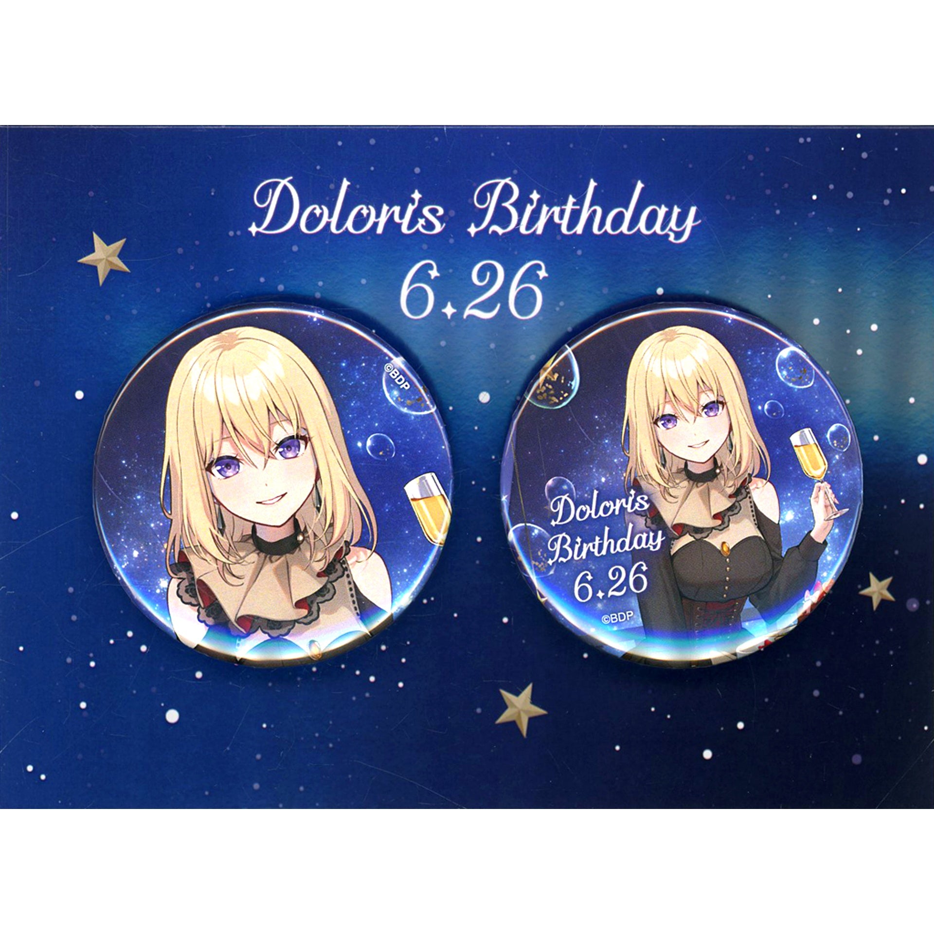 Doloris BanG Dream! Button Set Birthday ver. vol.1 [USED]