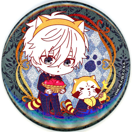 Seishiro Nagi Blue Lock x Rascal the Raccoon x Chugai Grace Cafe Trading Glitter Button Butler Mini Character ver. [USED]