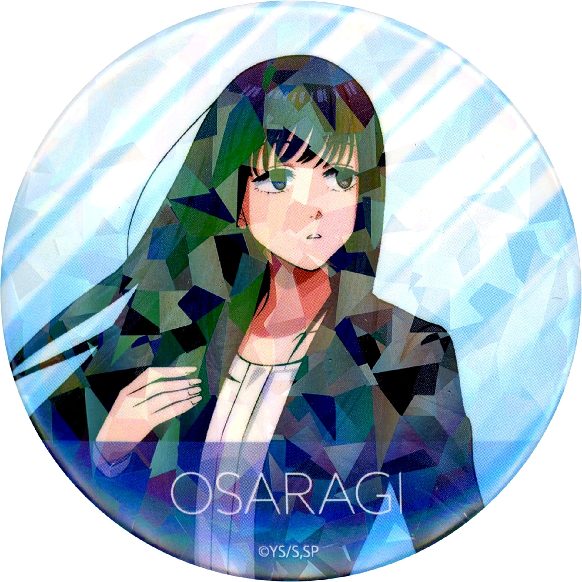 Osaragi SAKAMOTO DAYS Hologram Button Business Suit Ver. Drawn Illustration POP UP SHOP in Kinokuniya Bookstore [USED]