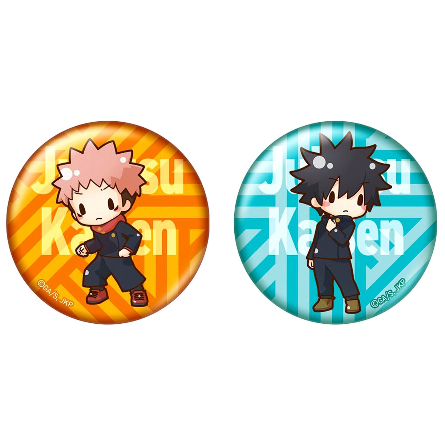 Yuji Itadori & Megumi Fushiguro Fuwapuchi Button Set Jujutsu Kaisen [USED]