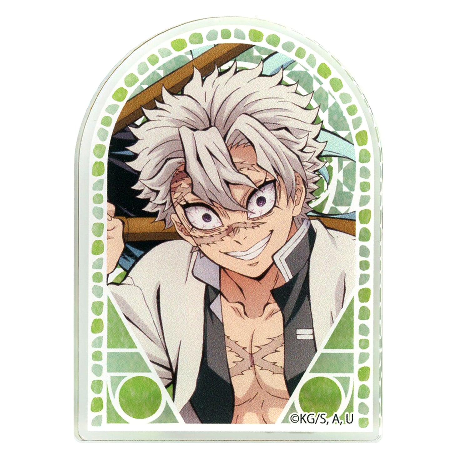Sanemi Shinazugawa C Demon Slayer Standi Acrylic Button [USED]
