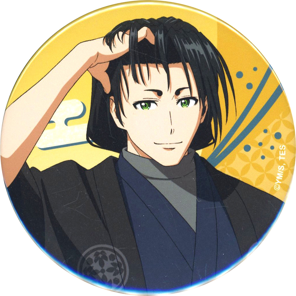 Yorishige Suwa The Elusive Samurai Button Kujibikido Online Kuji D-2 Prize [USED]