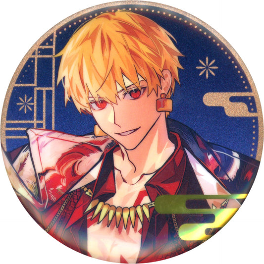 Archer Gilgamesh Fate/Grand Order Simplified Chinese Spring Festival Illustration Hologram Button China Limited [USED]