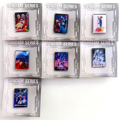 Set of 7 Original Pin Badge 7-Eleven x Gundam Series Campaign Target Product Purchase Bonus [USED]