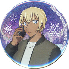 Toru Amuro Detective Conan Movie The Afterimage of the One-Eyed Hologram Button Collection [USED]