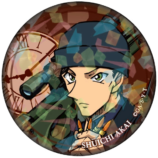 Shuichi Akai Detective Conan Trading Hologram Button Vol.6 [USED]