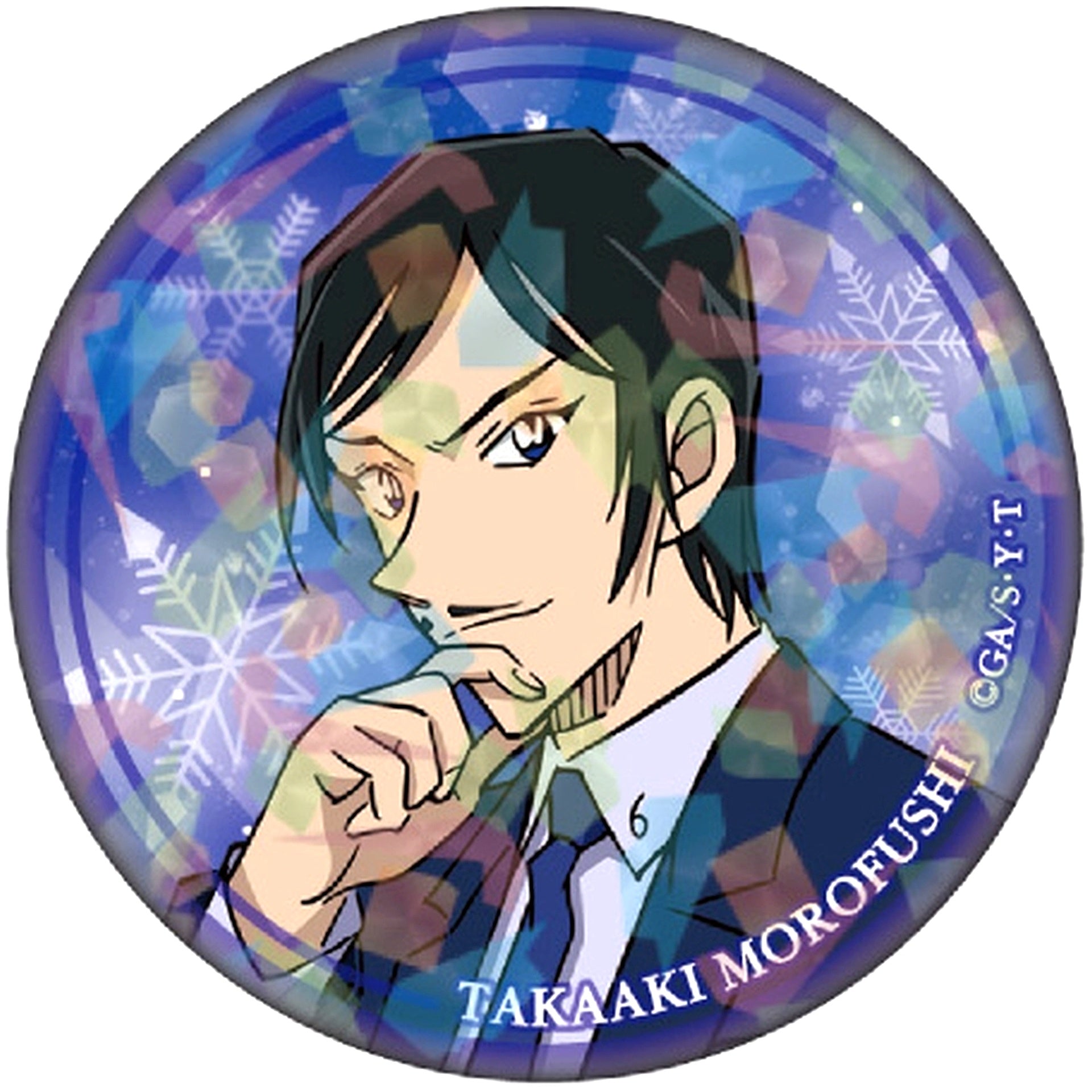 Takaaki Morofushi Detective Conan Trading Hologram Button Vol.7 [USED]