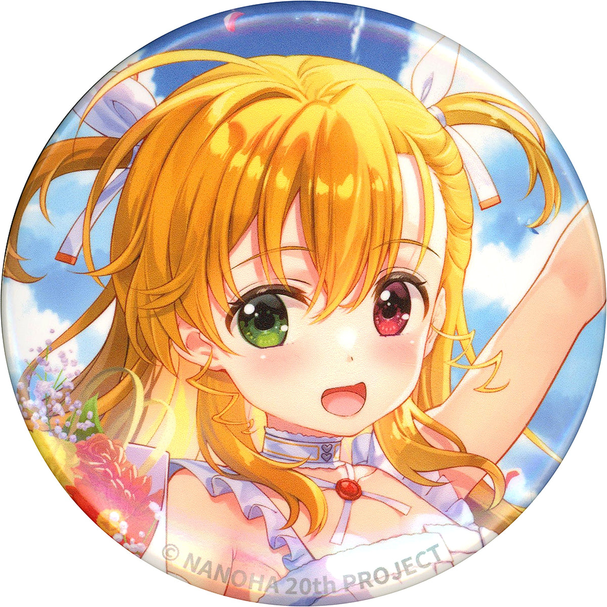 Vivio Takamachi A Button DMM Scratch! Magical Girl Lyrical Nanoha 20th Anniversary Scratch E-4 Prize [USED]