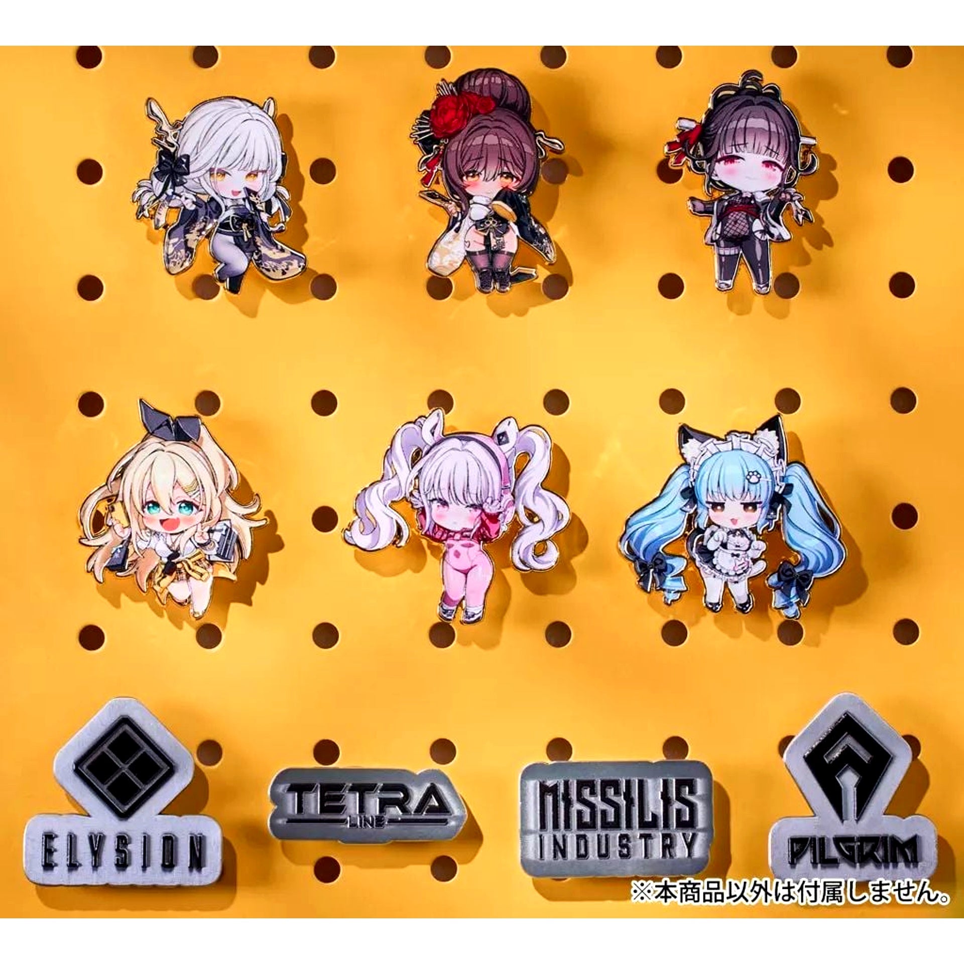 Set of 10 GODDESS OF VICTORY: NIKKE Chibi Character Trading Pin Badge [USED]