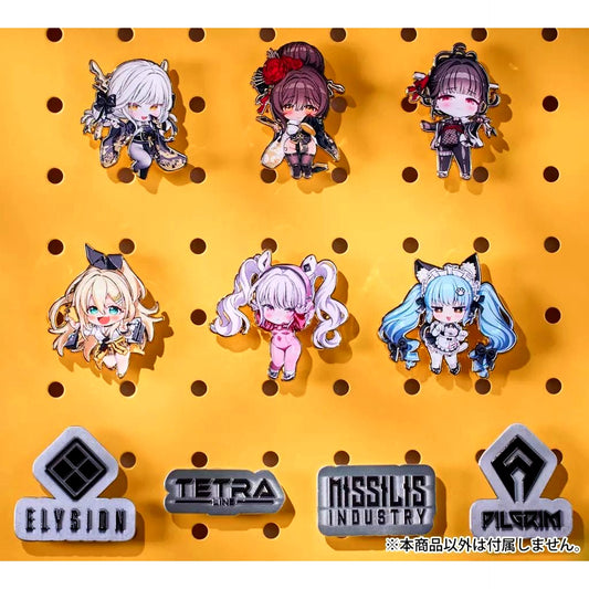 Set of 10 GODDESS OF VICTORY: NIKKE Chibi Character Trading Pin Badge [USED]