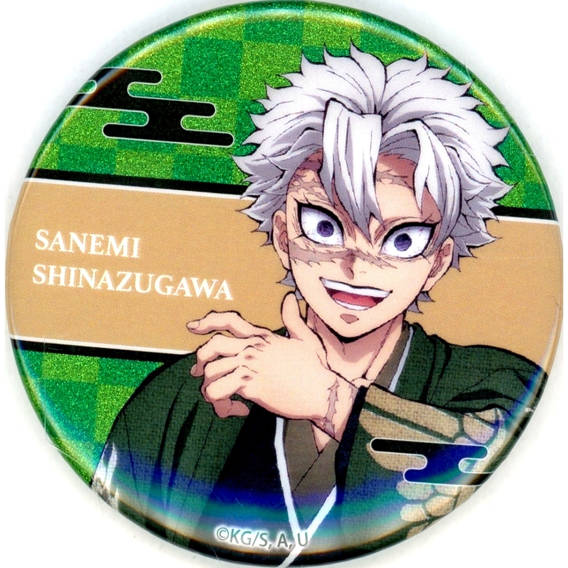 Sanemi Shinazugawa Demon Slayer Orchestra Concert Kimetsu no Kanade Hashira Training Arc Kimetsu no Utage Random Glitter Button [USED]