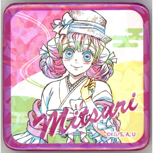 Mitsuri Kanroji With Name Demon Slayer: Kimetsu no Yaiba Orchestra Concert Kimetsu no Kanade Hashira Training Arc Kimetsu no Utage Original Art Glitter Button [USED]