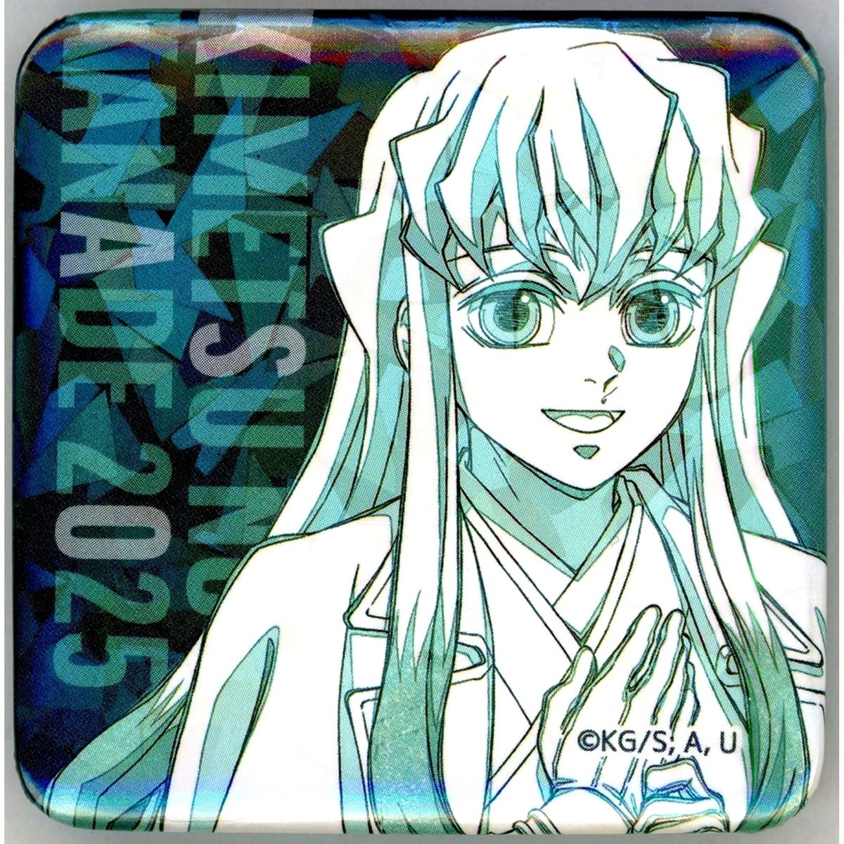Muichiro Tokito Demon Slayer: Kimetsu no Yaiba Orchestra Concert Kimetsu no Kanade Hashira Training Arc Kimetsu no Utage Hashira Training Arc Name Not Included Original Art Glitter Button Badge [USED]