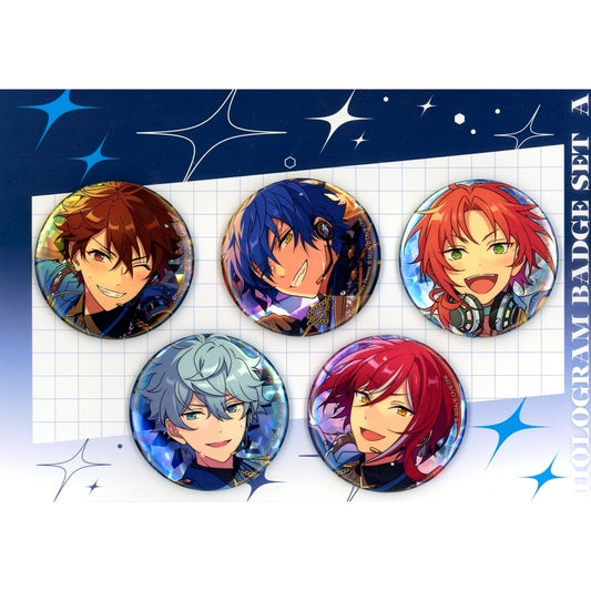 Set A Project SEKAI COLORFUL STAGE! feat. Hatsune Miku x Ensemble Stars!! Hologram Button Set [USED]