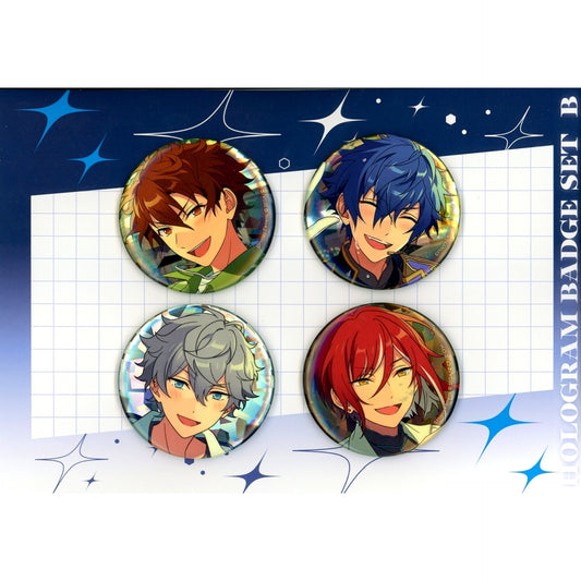 Set B Project SEKAI COLORFUL STAGE! feat. Hatsune Miku x Ensemble Stars!! Hologram Button Set [USED]