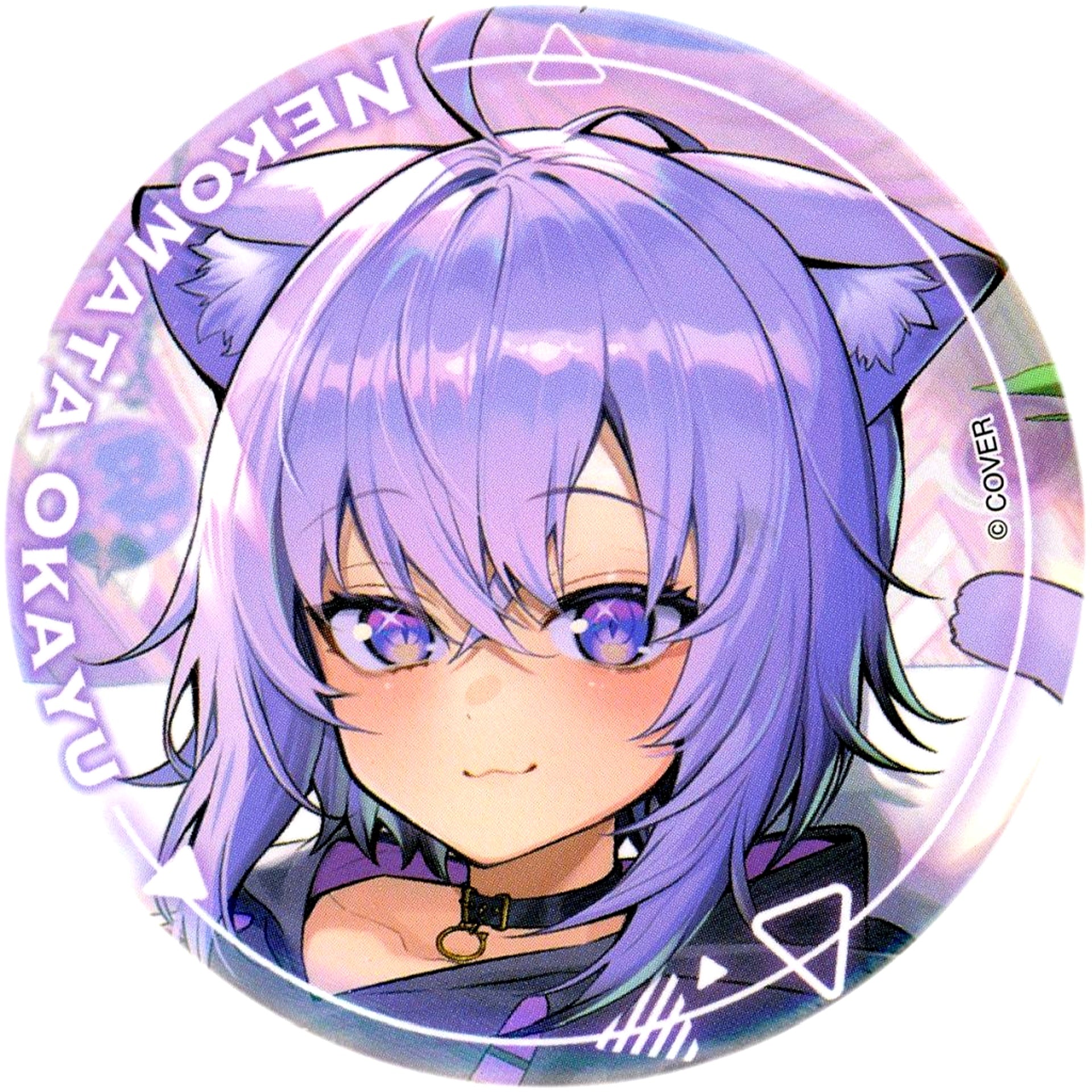 Nekomata Okayu H Art Selection Face Up Virtual YouTuber Hololive Nekomata Okayu Art Selection Only Button [USED]