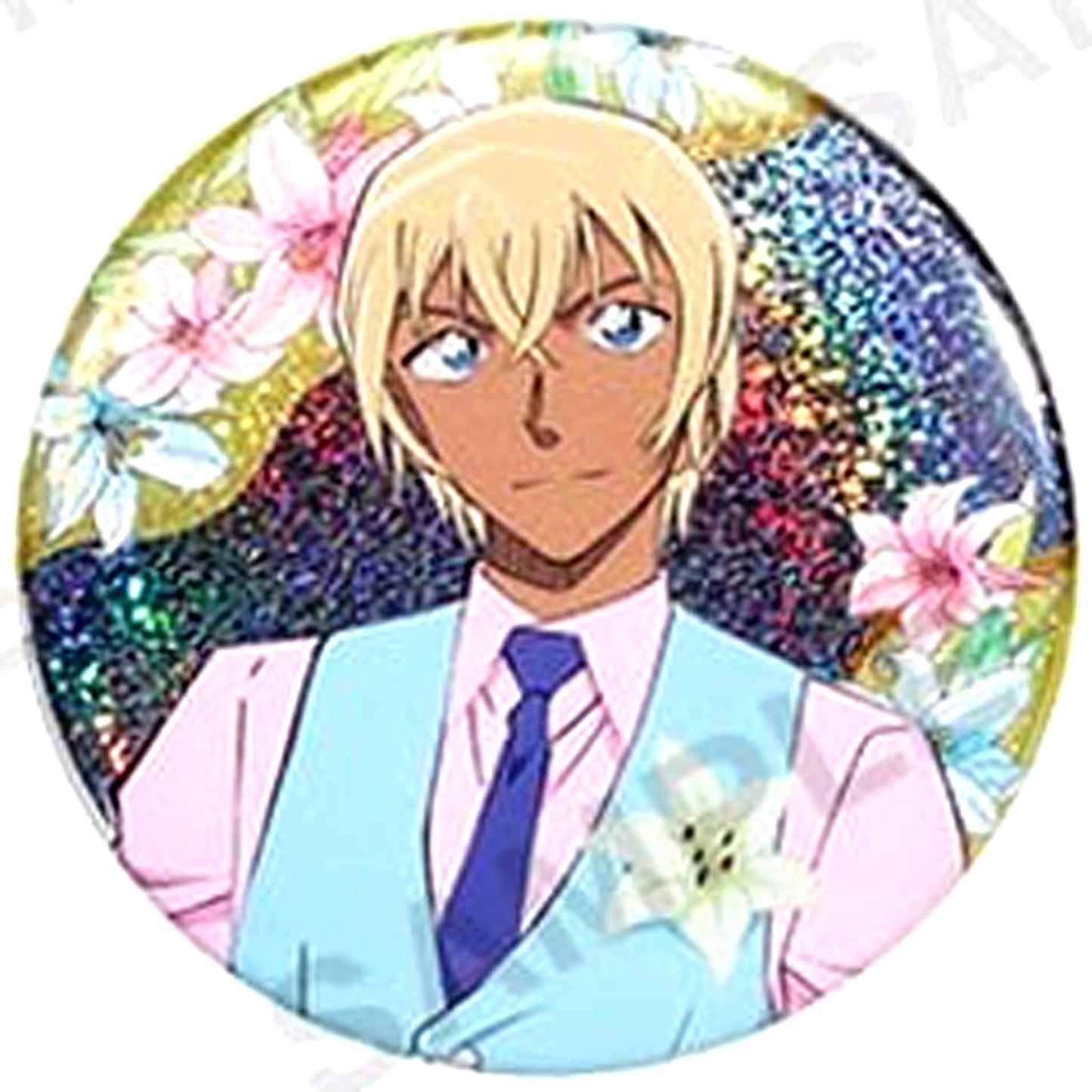 Toru Amuro Detective Conan Trading Hologram Button Blouse Style Ver. [USED]