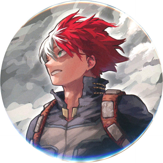 Shoto Todoroki My Hero Academia Exhibition Collection Button KEY VISUAL HEROES VS VILLAINS SUPREME [USED]