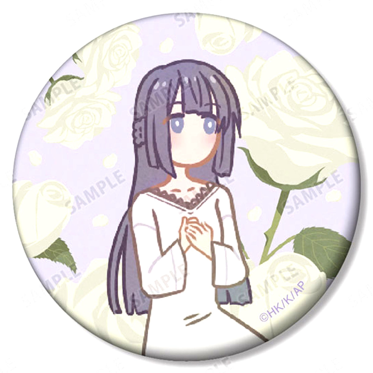 Shoko Makinohara Rascal Does Not Dream Series Trading Botania Matte Button [USED]