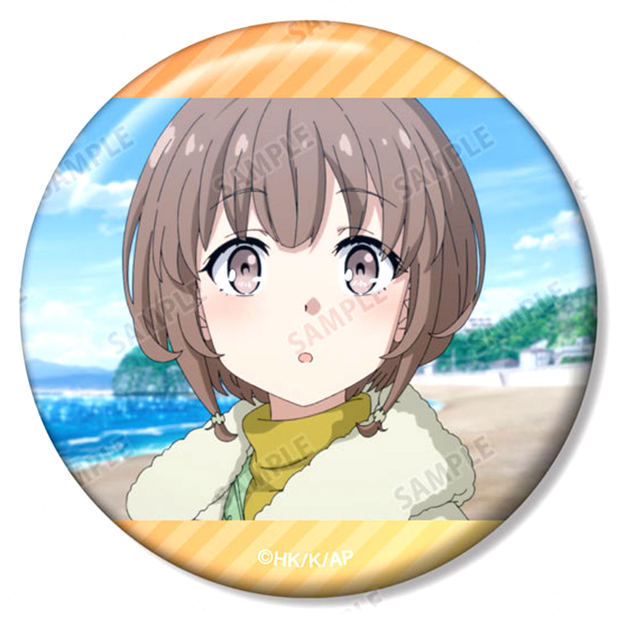 Kaede Azusagawa B. Rascal Does Not Dream of a Sister Venturing Out Trading Scene Shot Button [USED]