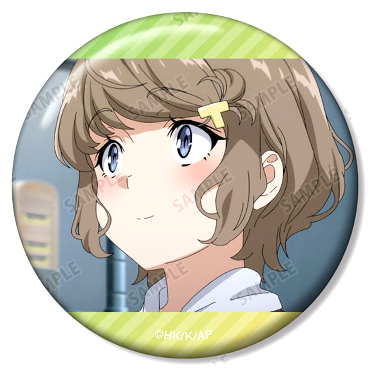 Tomoe Koga B. Rascal Does Not Dream of a Sister Venturing Out Trading Scene Shot Button [USED]